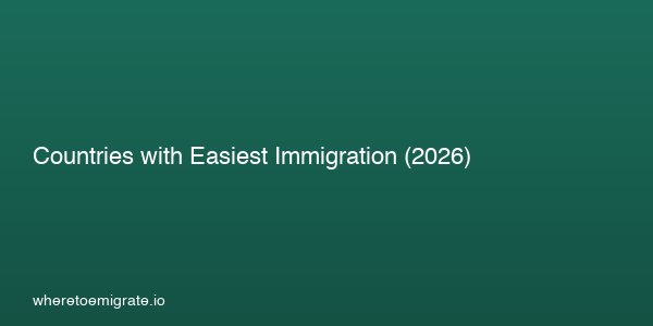 Countries With Easiest Immigration 2026