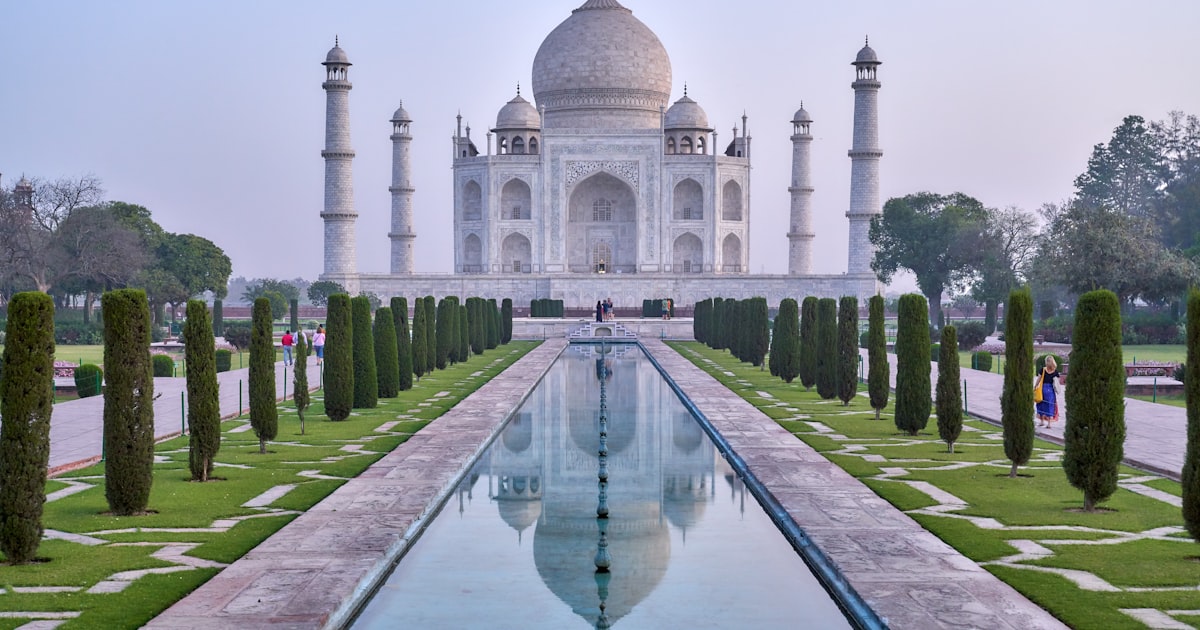 Indian cityscape with modern skyline