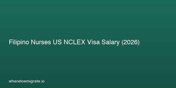 Filipino Nurses Us Nclex Visa Salary 2026