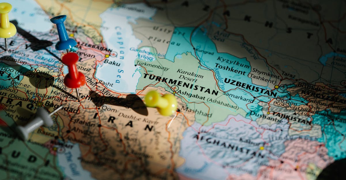 Travel documents and world map for immigration planning