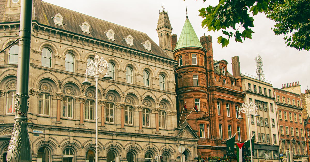 Dublin city with Georgian architecture