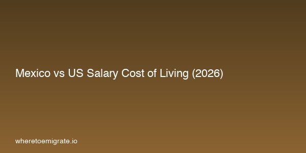 Mexico Vs Us Salary Cost Of Living 2026