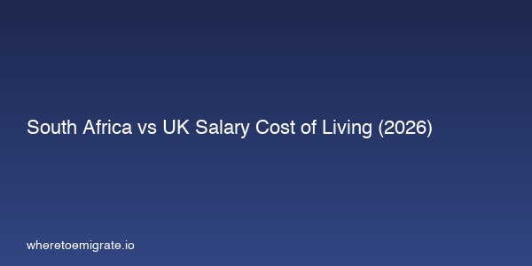 South Africa Vs Uk Salary Cost Of Living 2026